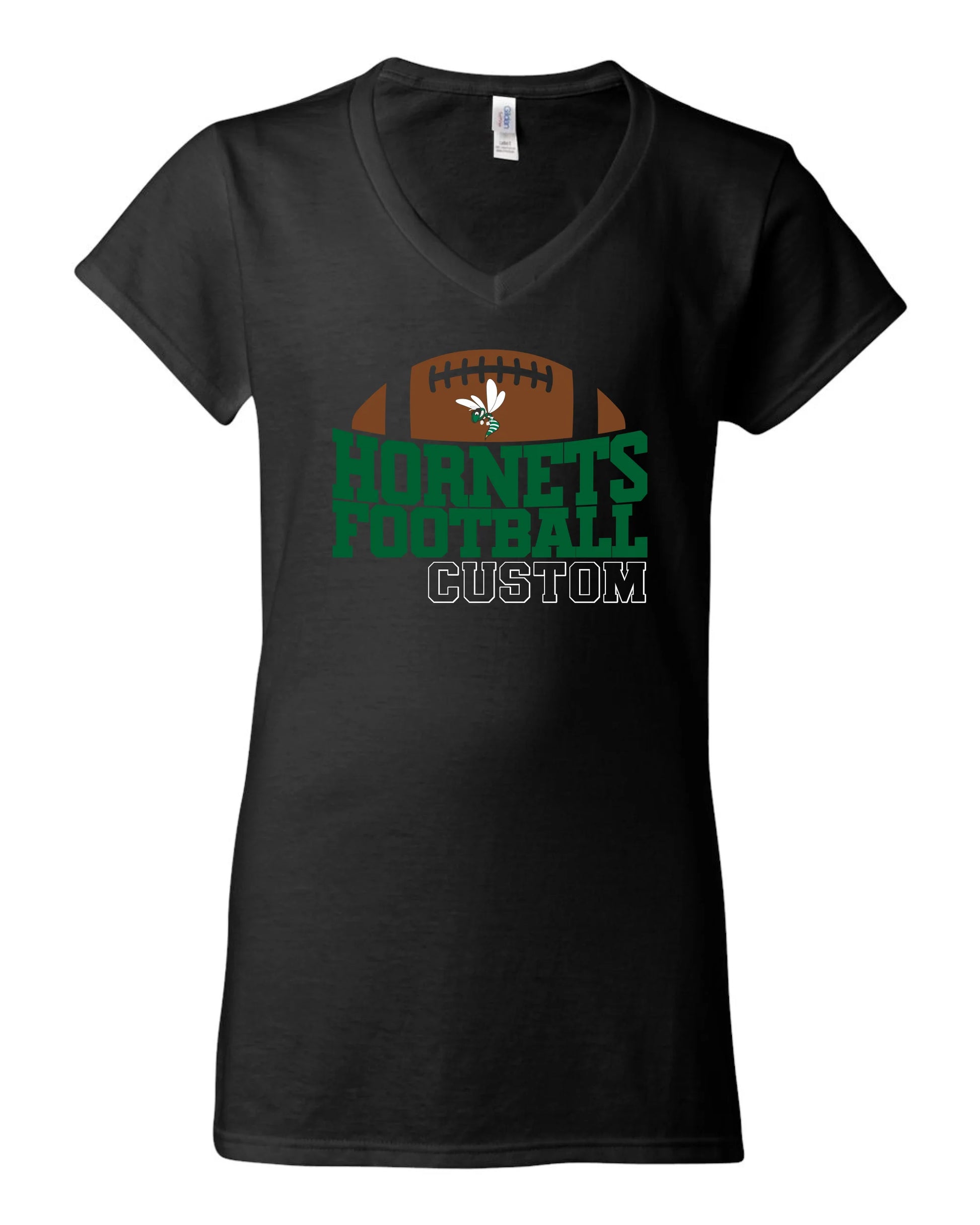 Gildan_64V00L_Black_Front_High