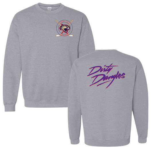 Cougars - Dirty Dangles Adult Unisex Crewneck Sweatshirt